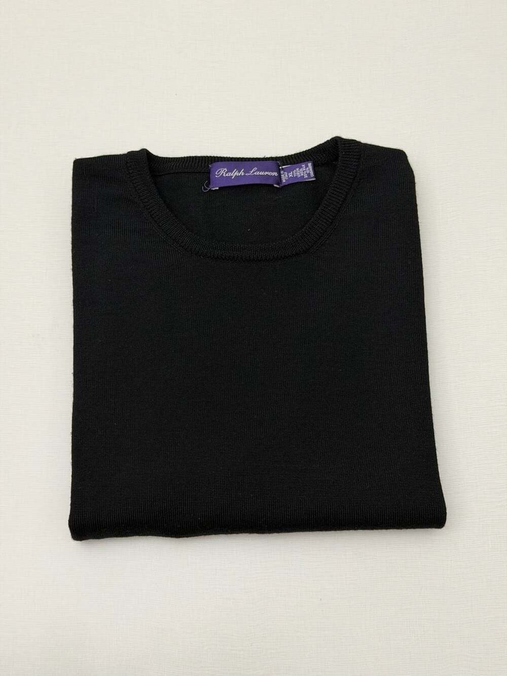 Ralph Lauren Purple Label Wool Silk Cashmere Crewneck Sweater